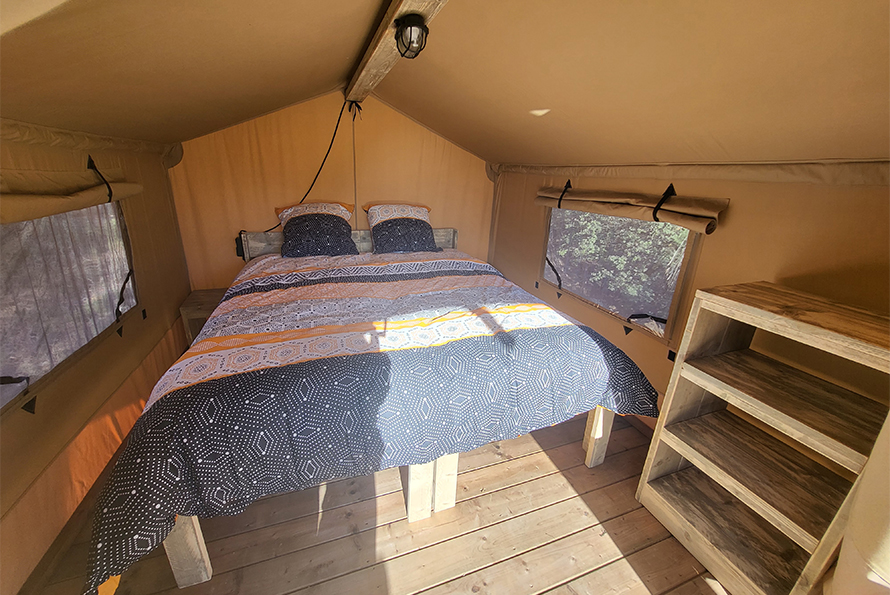 Plan of the mobile home for 4 to 6 people